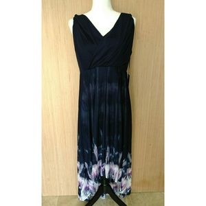 Simply Vera Long High-low Flowy dress size L